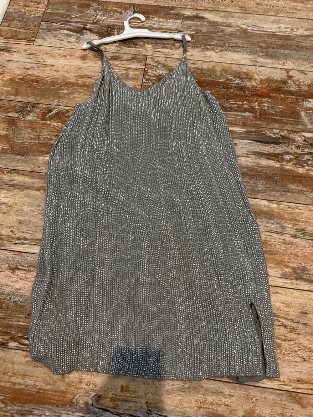 Silver sparkly sundress